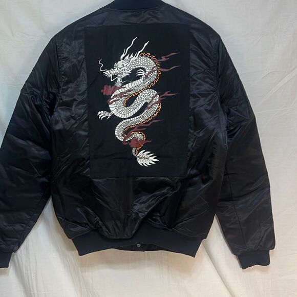 Trippie Redd Dark sundaze Dragon Embroidered Bomber Jacket- NWT-Small‎ - Picture 1 of 5